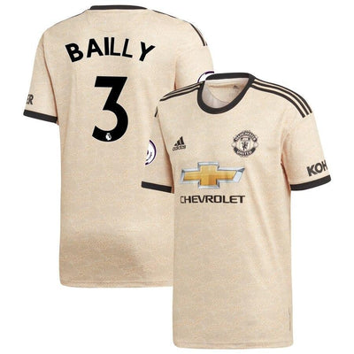 Eric Bailly Manchester United adidas 2019/20 Away Replica Player Jersey - Tan