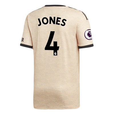 Phil Jones Manchester United adidas 2019/20 Away Replica Player Jersey - Tan