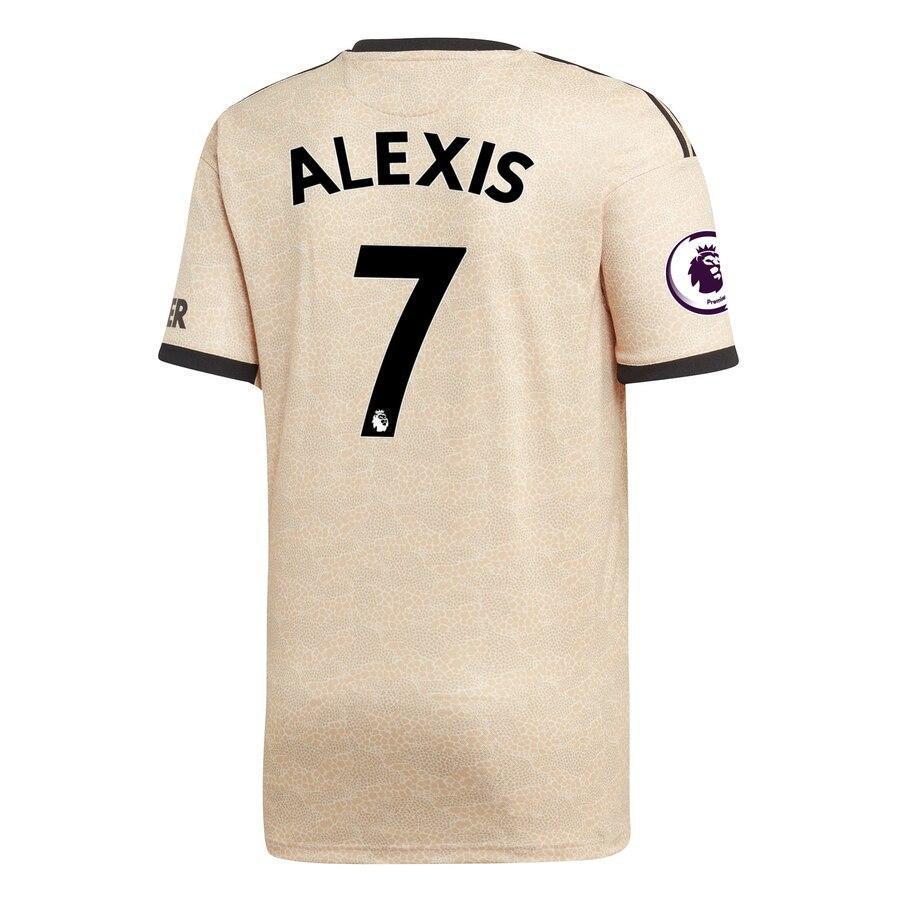 Alexis Sánchez Manchester United adidas 2019/20 Away Replica Player Jersey - Tan