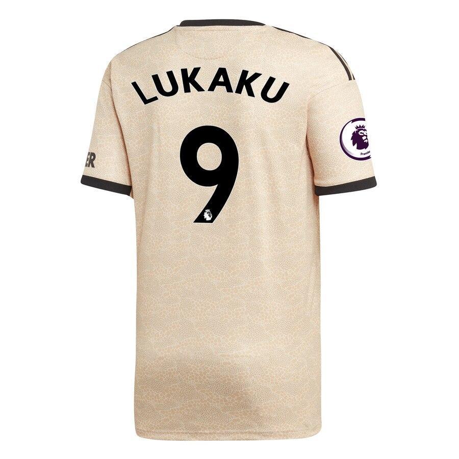 Romelu Lukaku Manchester United adidas 2019/20 Away Replica Player Jersey - Tan