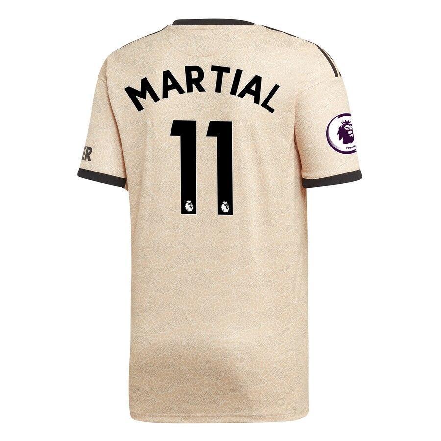 Anthony Martial Manchester United adidas 2019/20 Away Replica Player Jersey - Tan