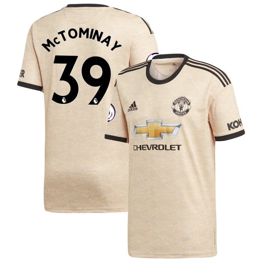 Scott McTominay Manchester United adidas 2019/20 Away Replica Player Jersey - Tan