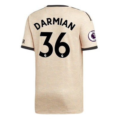 Matteo Darmian Manchester United adidas Youth 2019/20 Away Replica Player Jersey - Tan