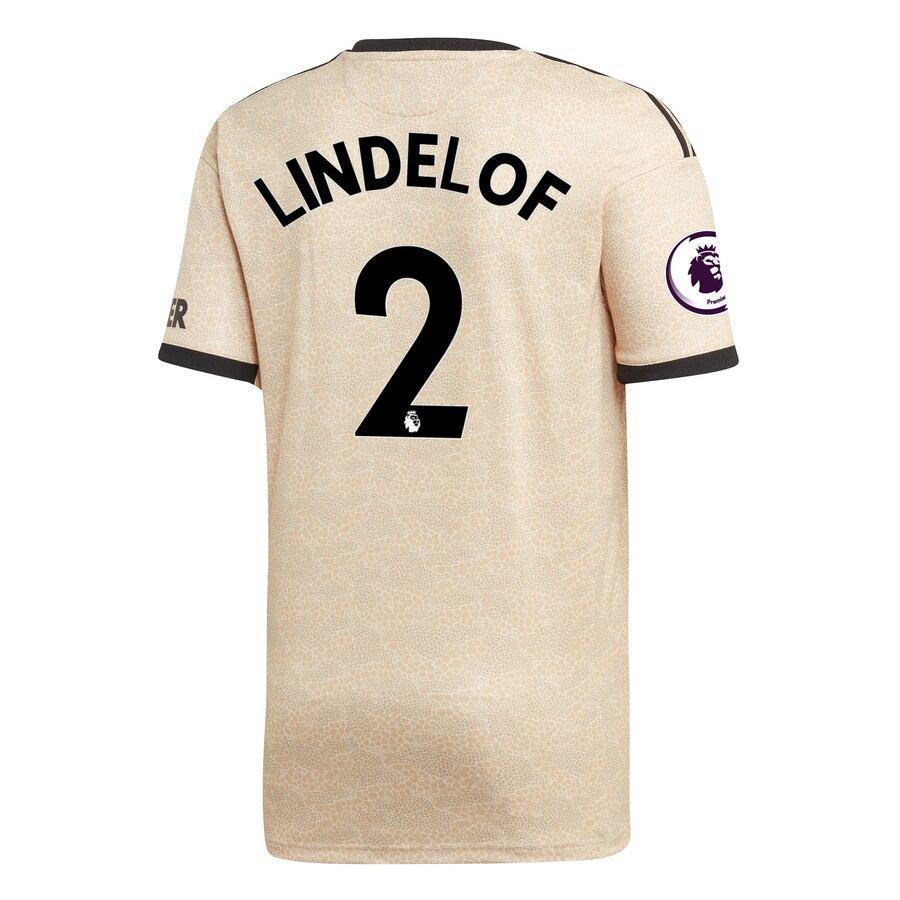 Victor Lindelöf Manchester United adidas Youth 2019/20 Away Replica Player Jersey - Tan