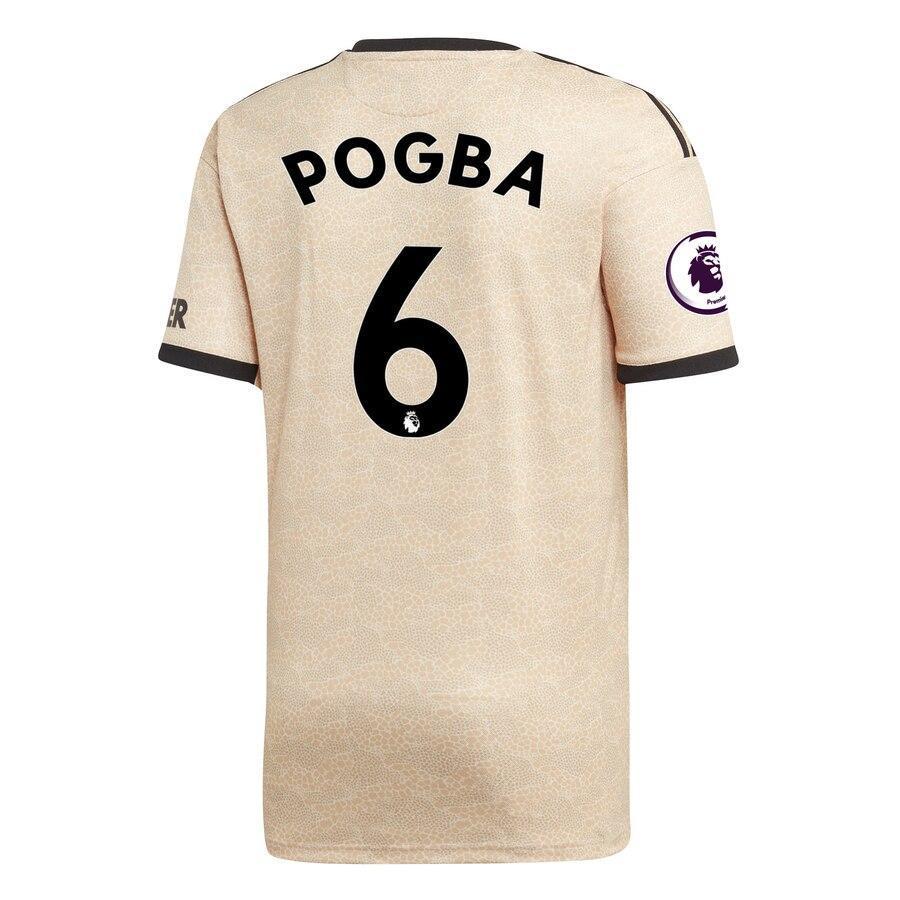 Paul Pogba Manchester United adidas Youth 2019/20 Away Replica Player Jersey - Tan