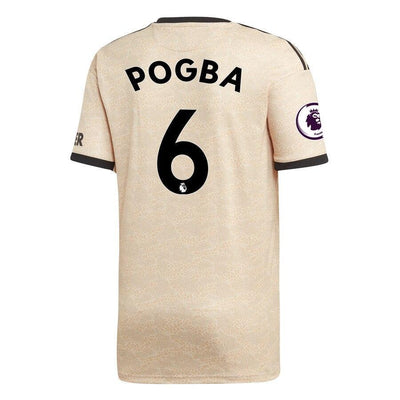 Paul Pogba Manchester United adidas Youth 2019/20 Away Replica Player Jersey - Tan