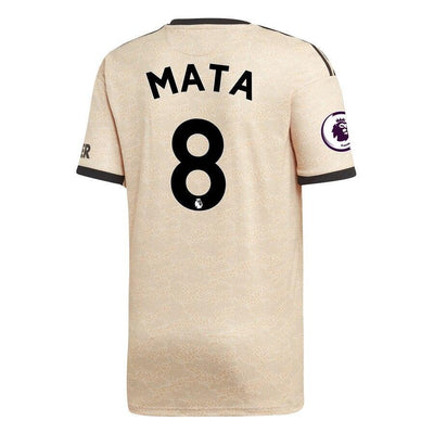 Juan Mata Manchester United adidas Youth 2019/20 Away Replica Player Jersey - Tan