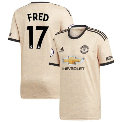 Fred Manchester United adidas Youth 2019/20 Away Replica Player Jersey - Tan