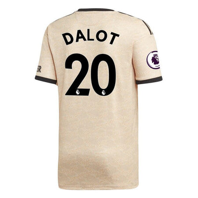 Diogo Dalot Manchester United adidas Youth 2019/20 Away Replica Player Jersey - Tan
