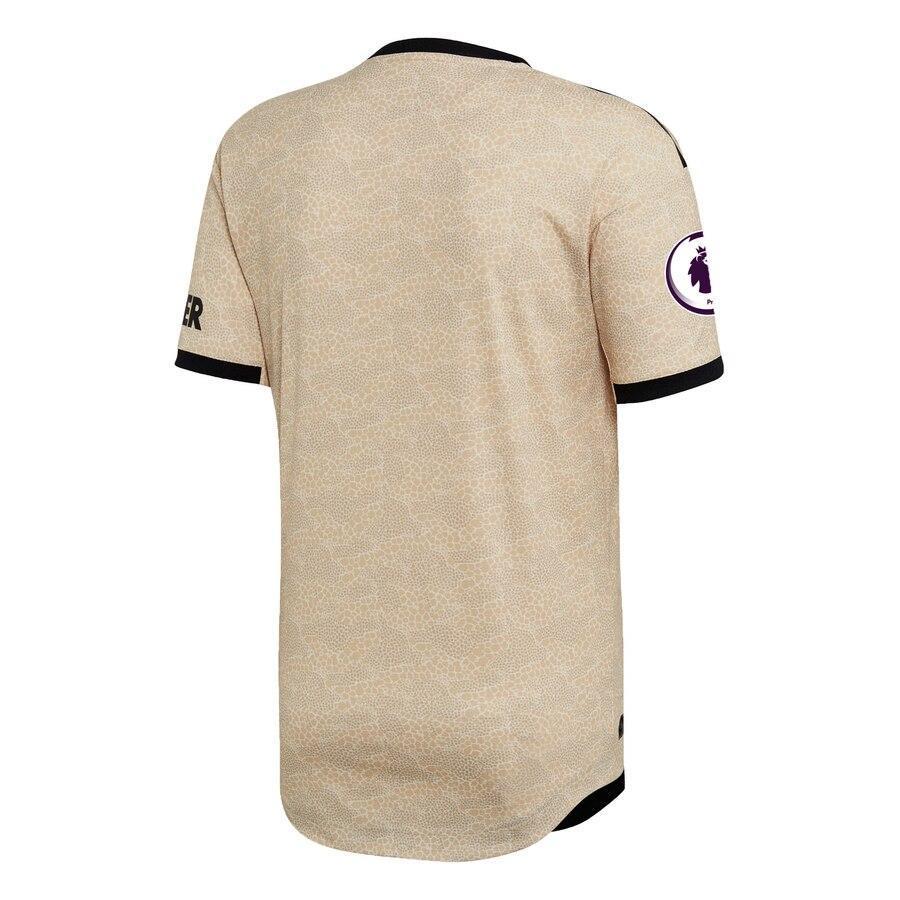 Manchester United adidas 2019/20 Away Authentic Jersey - Tan
