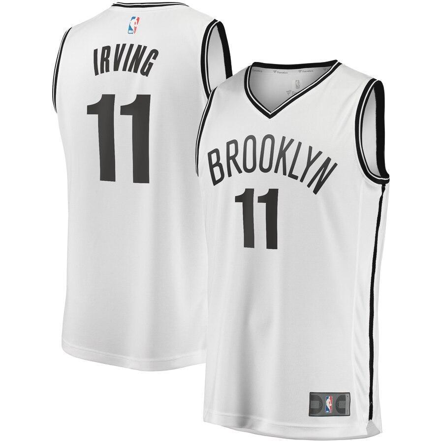 Kyrie Irving Brooklyn Nets Fast Break Replica Jersey White – Association Edition