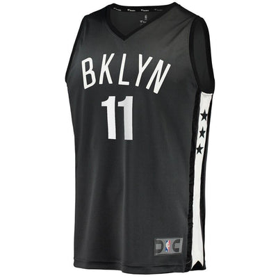 Kyrie Irving Brooklyn Nets Fast Break Replica Jersey Charcoal – Statement Edition
