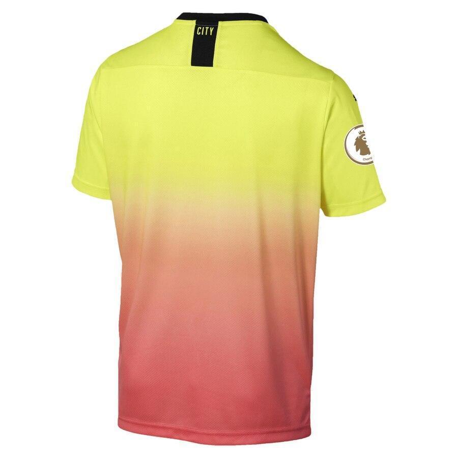 Manchester City Puma 2019/20 Third Replica Blank Jersey – Yellow