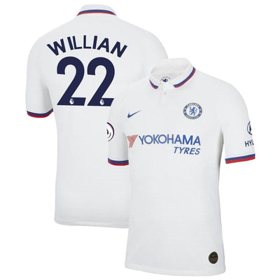 Willian Borges da Silva Chelsea Nike White 2019/20 Away Authentic Vapor Match Player Jersey