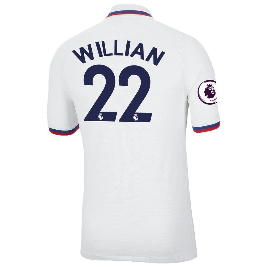 Willian Borges da Silva Chelsea Nike White 2019/20 Away Authentic Vapor Match Player Jersey