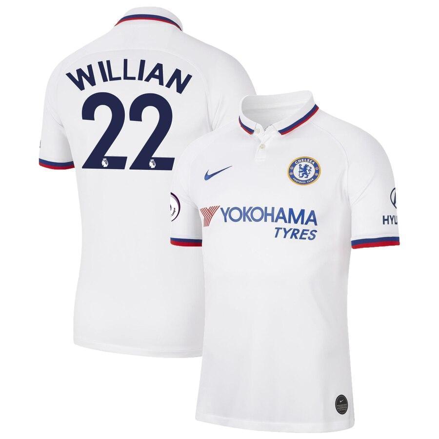 Willian Borges da Silva Chelsea Nike 2019/20 Away Replica Breathe Stadium Player Jersey – White