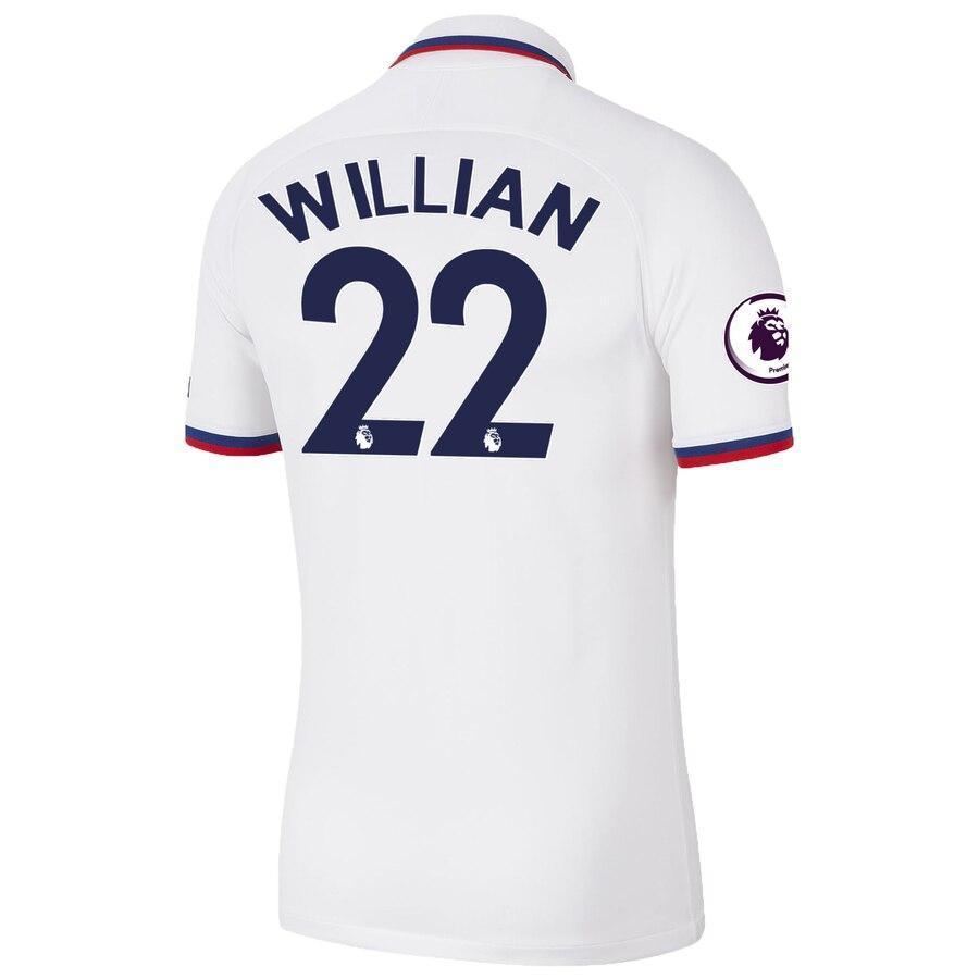 Willian Borges da Silva Chelsea Nike 2019/20 Away Replica Breathe Stadium Player Jersey – White