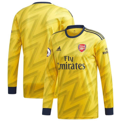 Arsenal adidas 2019/20 Away Replica Long Sleeve Jersey – Yellow