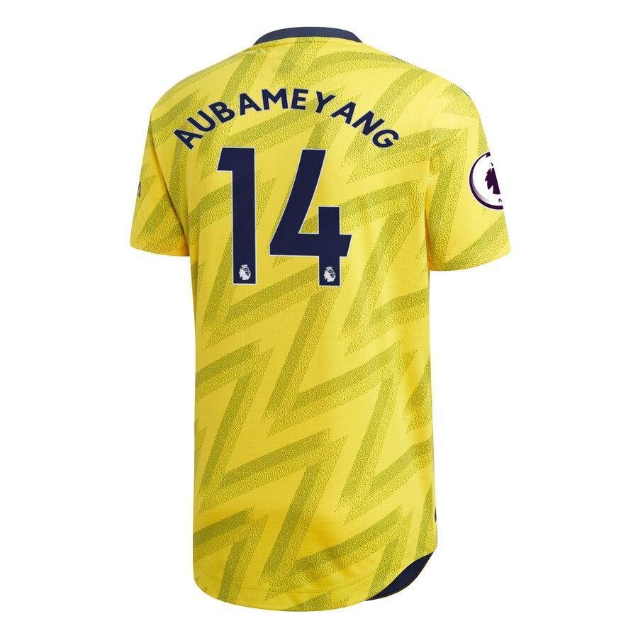 Pierre-Emerick Aubameyang Arsenal adidas 2019/20 Away Authentic Player Jersey – Yellow
