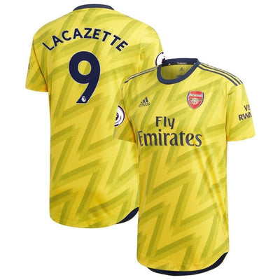 Alexandre Lacazette Arsenal adidas 2019/20 Away Authentic Player Jersey – Yellow