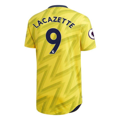 Alexandre Lacazette Arsenal adidas 2019/20 Away Authentic Player Jersey – Yellow