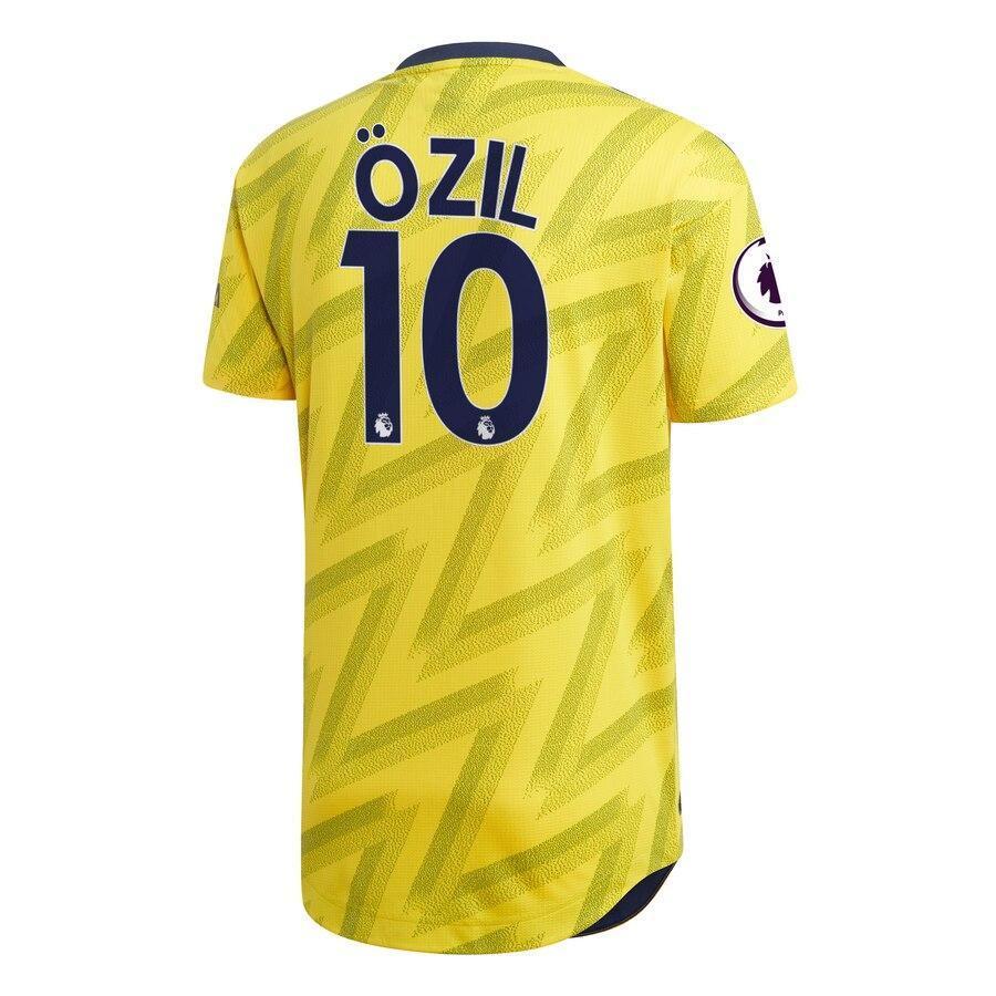 Mesut Özil Arsenal adidas 2019/20 Away Authentic Player Jersey – Yellow