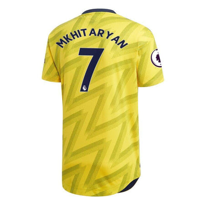 Henrikh Mkhitaryan Arsenal adidas 2019/20 Away Authentic Player Jersey – Yellow
