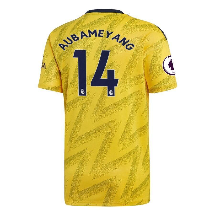 Pierre-Emerick Aubameyang Arsenal adidas 2019/20 Away Replica Player Jersey – Yellow
