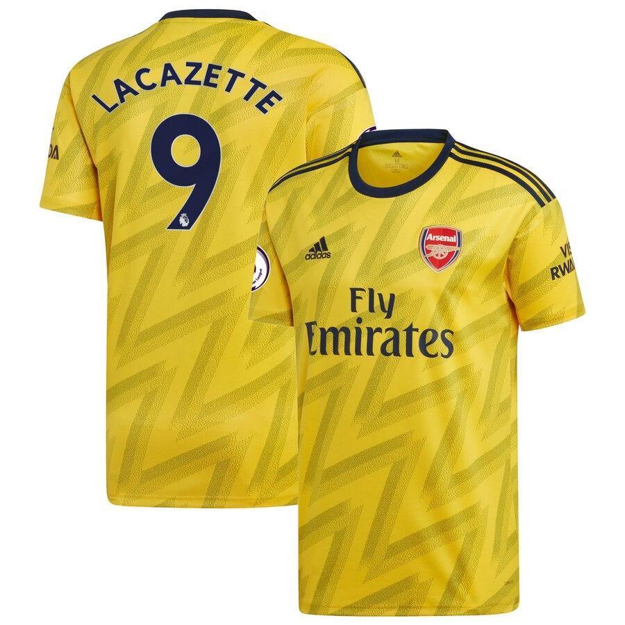Alexandre Lacazette Arsenal adidas 2019/20 Away Replica Player Jersey – Yellow
