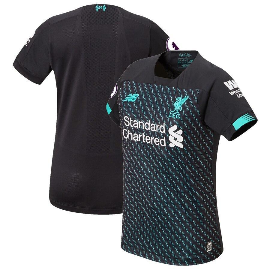 Liverpool New Balance Women's 2019/20 Third Replica Jersey - Black