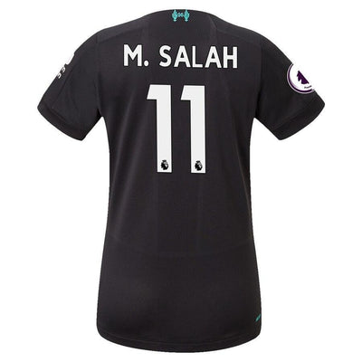 Mohamed Salah Liverpool New Balance Women's 2019/20 Third Replica Player Jersey - Black
