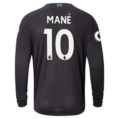 Sadio Mané Liverpool New Balance 2019/20 Third Replica Long Sleeve Player Jersey - Black