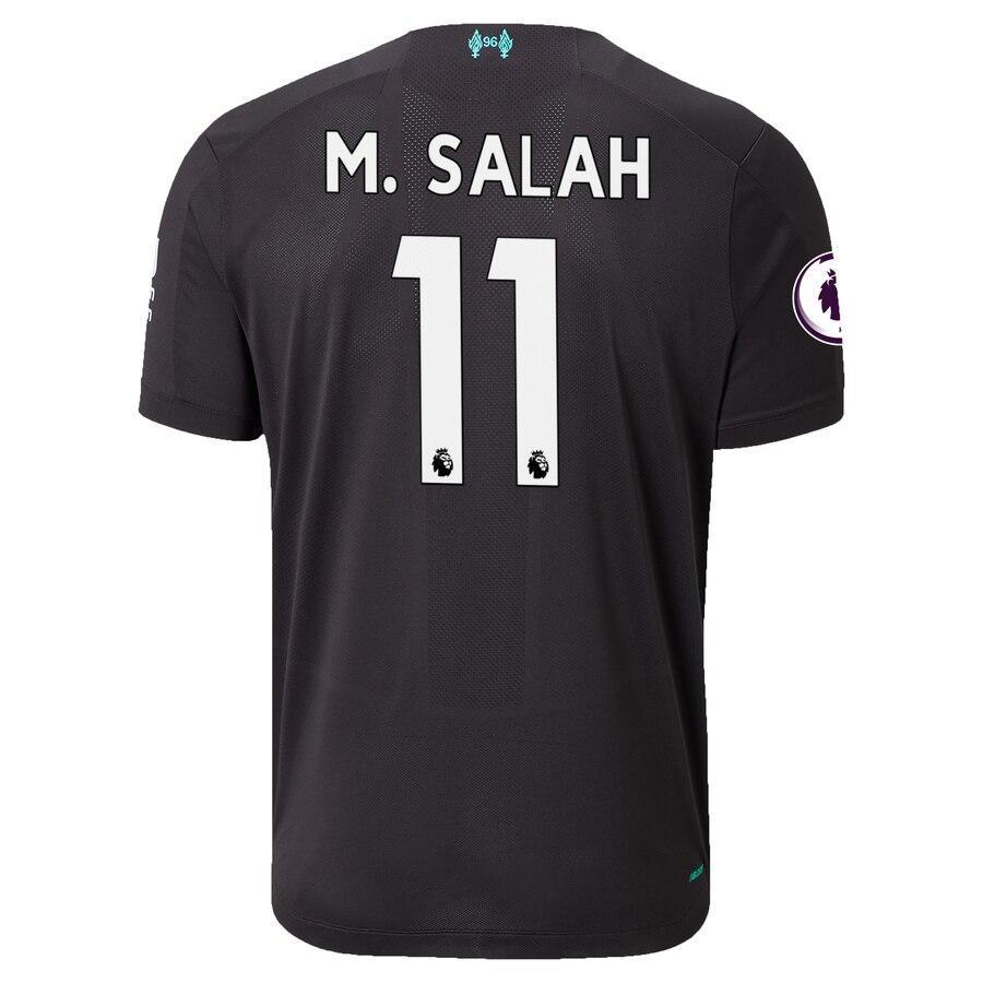 Mohamed Salah Liverpool New Balance 2019/20 Third Replica Player Jersey - Black