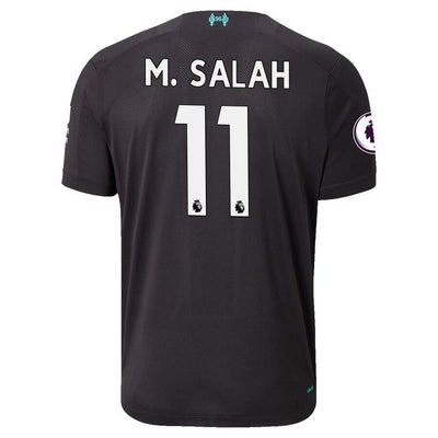 Mohamed Salah Liverpool New Balance 2019/20 Third Replica Player Jersey - Black