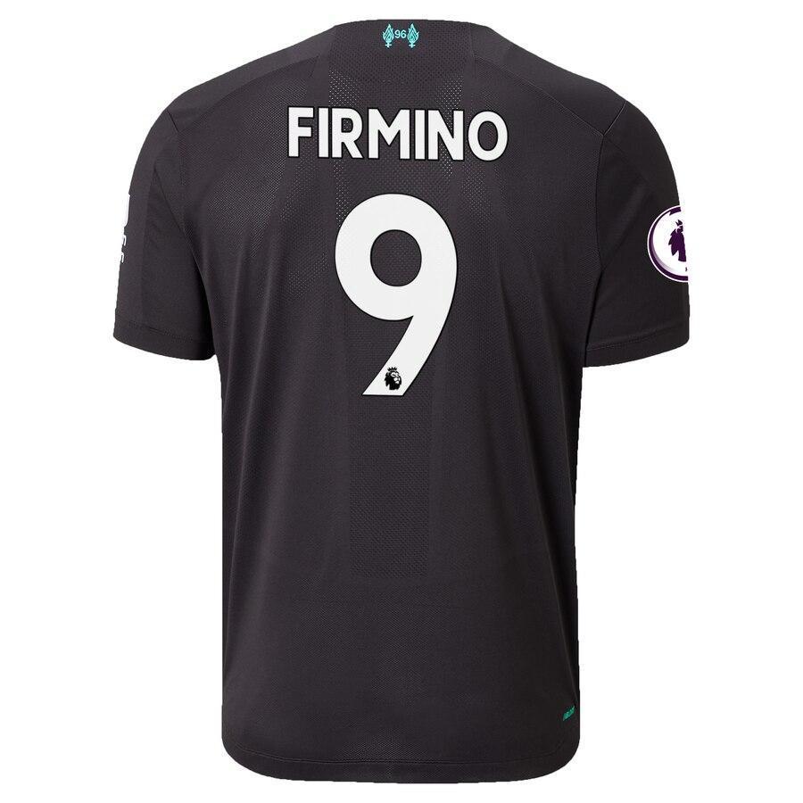 Roberto Firmino Liverpool New Balance 2019/20 Third Authentic Player Jersey - Black
