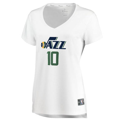 White Mike Conley Utah Jazz Women's Fast Break Replica Jersey – Association Edition