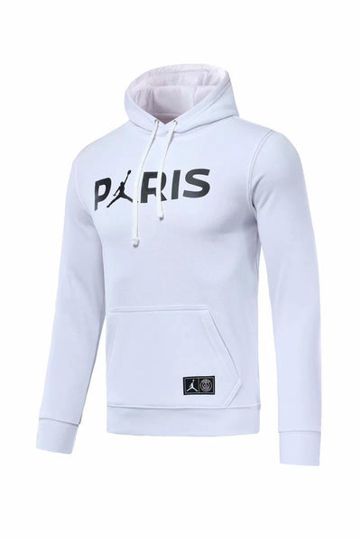 Paris Saint-Germain X Air Jordan Hoodie & Jogger Pants Set - White