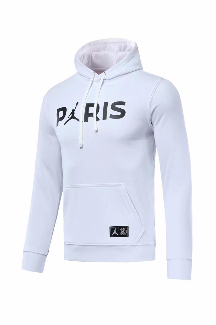 Paris Saint-Germain X Air Jordan White Pullover Hoodie