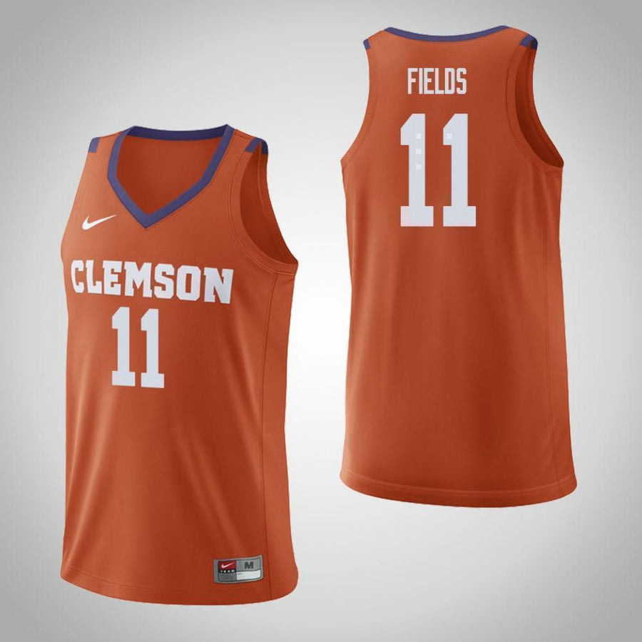 Isaac Fields Clemson Tigers Basketball Jersey