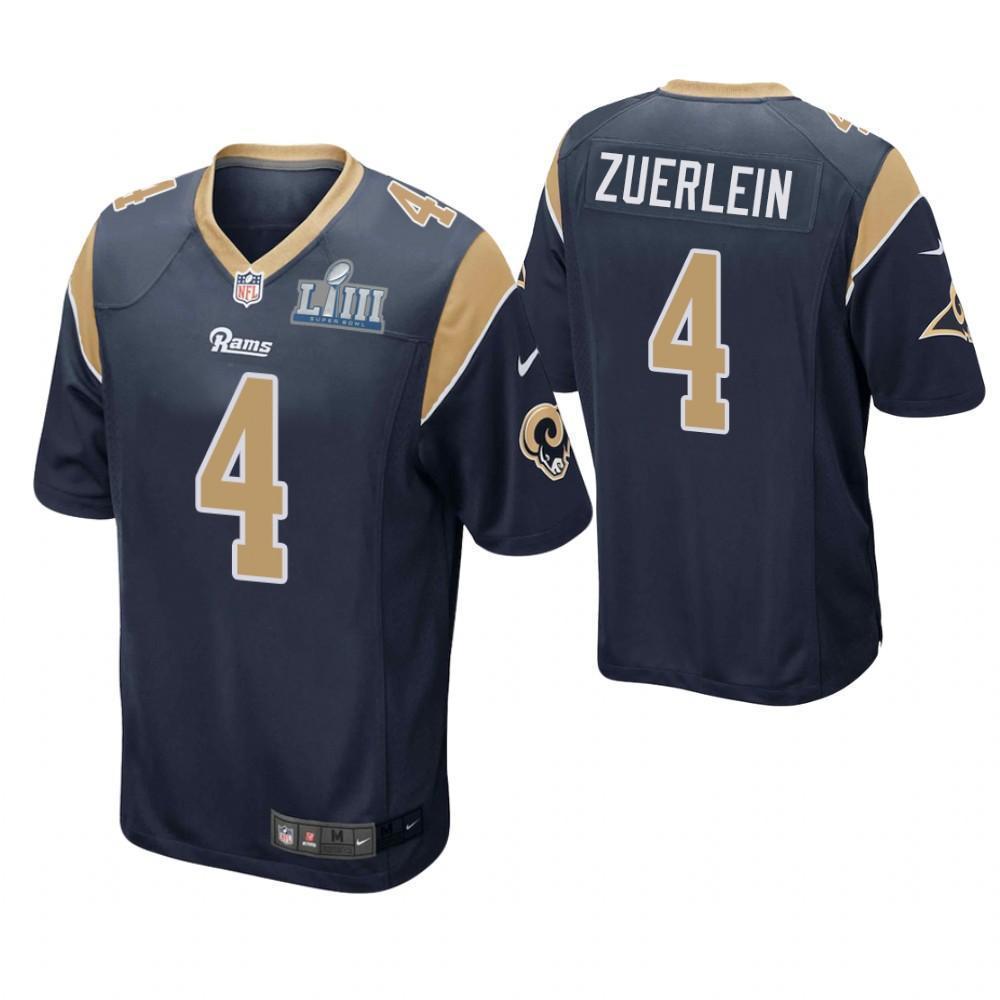 Greg Zuerlein Los Angeles Rams Super Bowl LIII Game Jersey