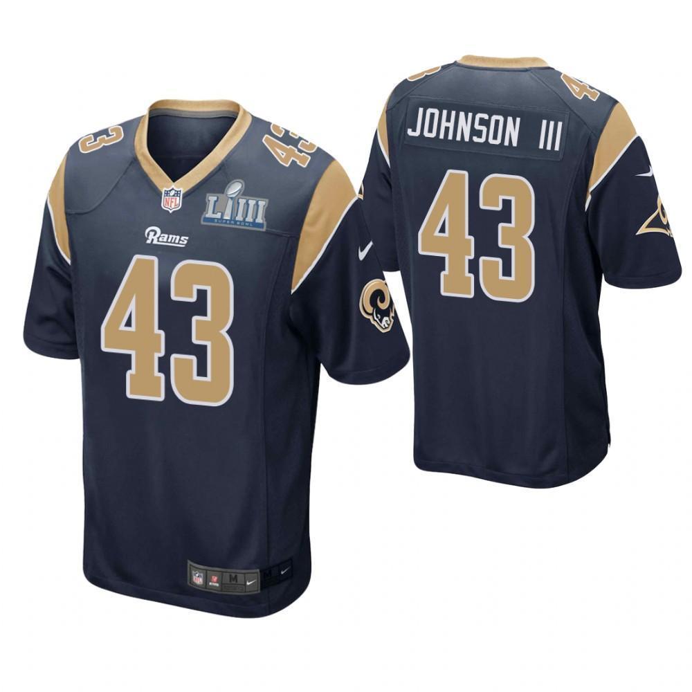 John Johnson Los Angeles Rams Super Bowl LIII Game Jersey