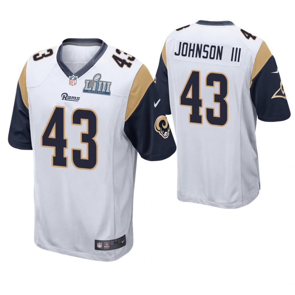 John Johnson Los Angeles Rams Super Bowl LIII Game Jersey