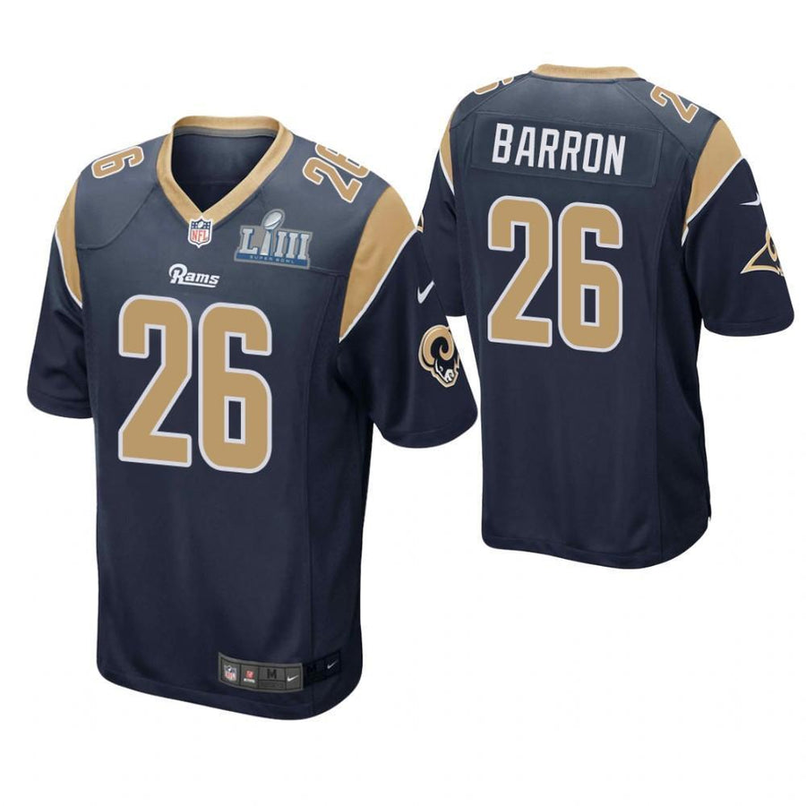 Mark Barron Los Angeles Rams Super Bowl LIII Game Jersey