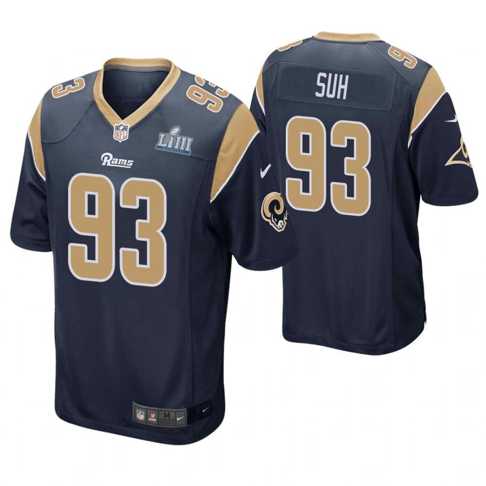 Ndamukong Suh Los Angeles Rams Super Bowl LIII Game Jersey
