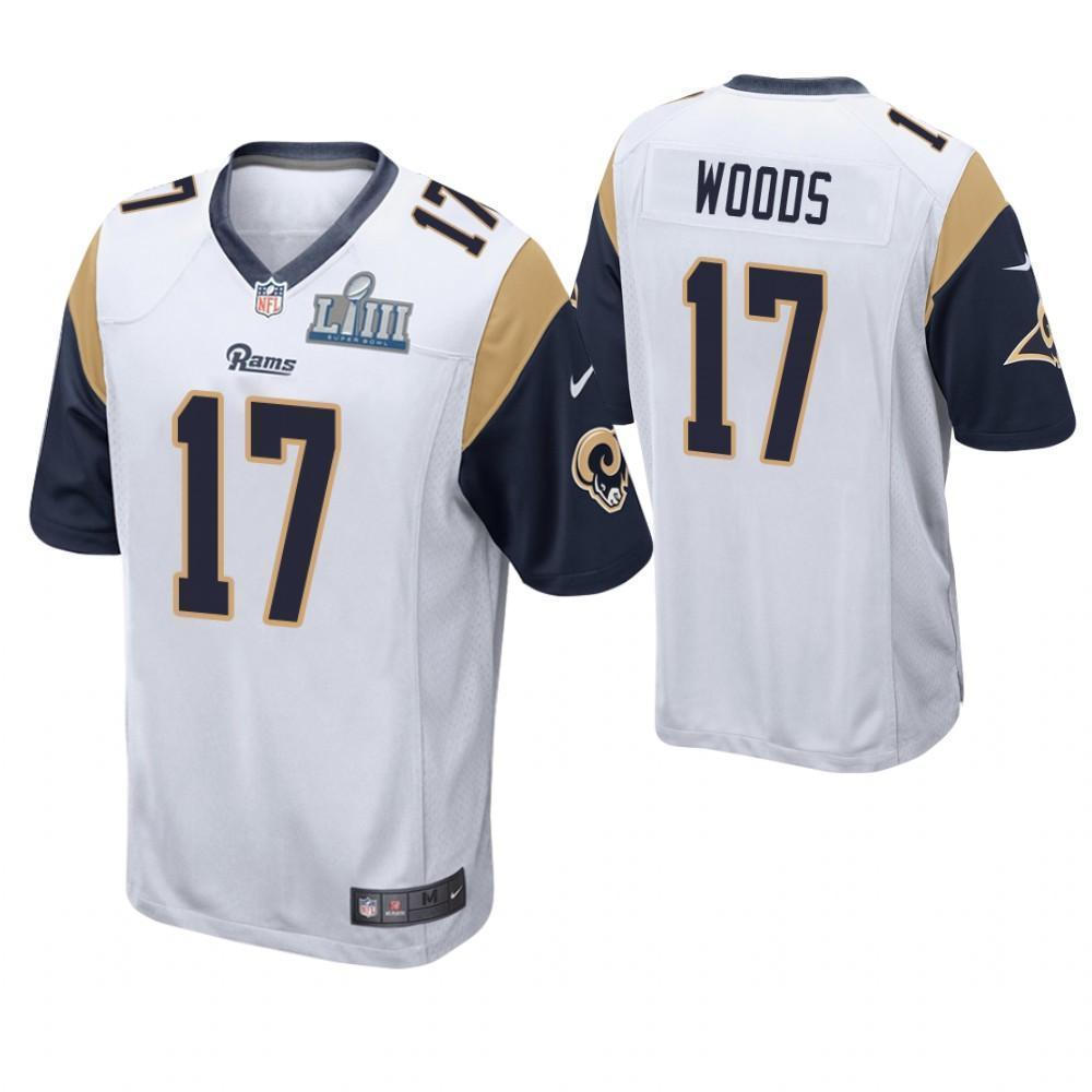 Robert Woods Los Angeles Rams Super Bowl LIII Game Jersey