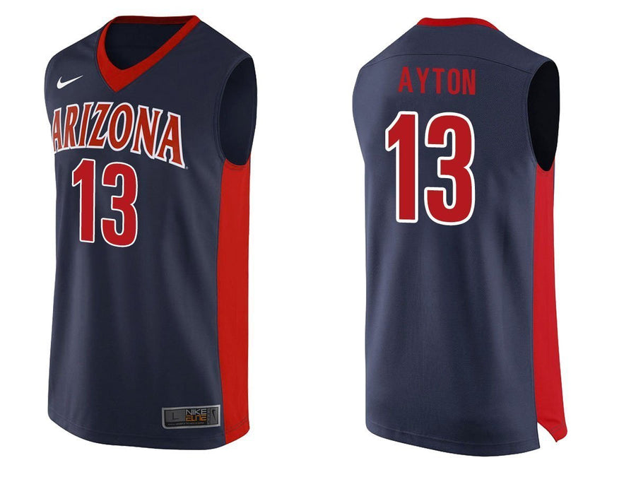 DeAndre Ayton Arizona Wildcats Basketball Jersey - Dark Blue