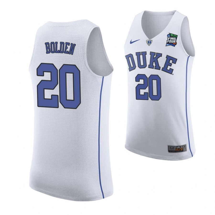 Marques Bolden Duke Blue Devils 2019 Final Four Basketball Jersey - White