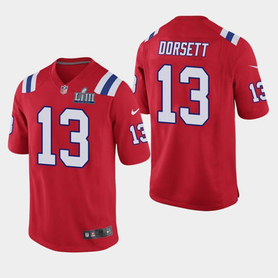 Phillip Dorsett New England Patriots Super Bowl LIII Game Jersey