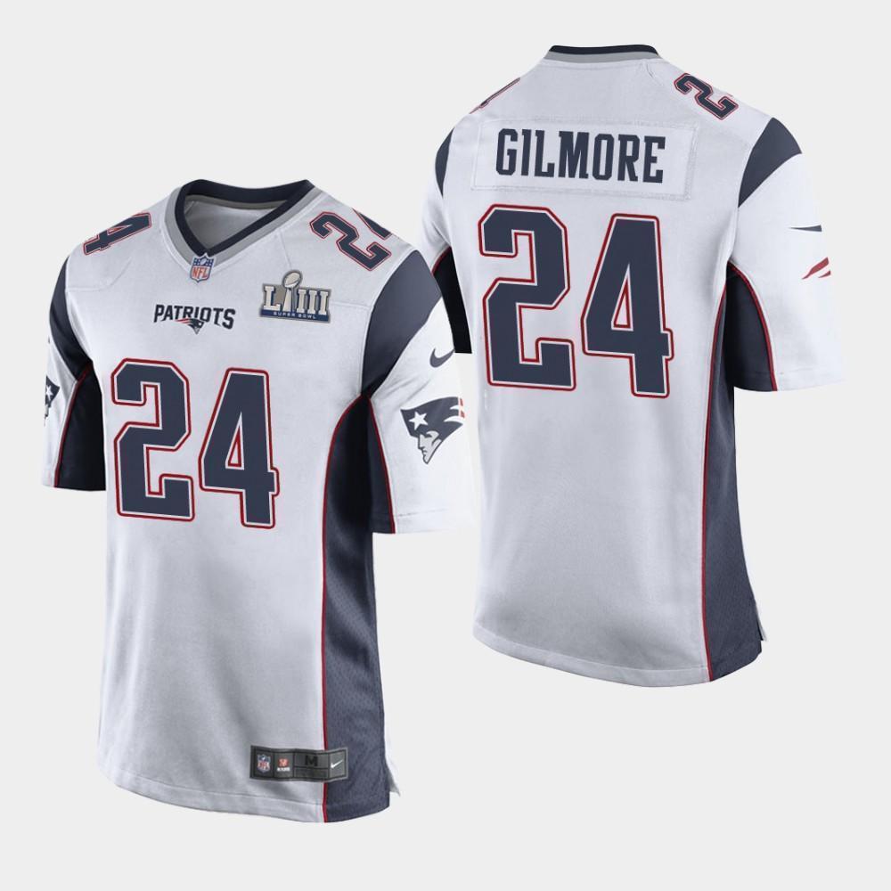 Stephon Gilmore New England Patriots Super Bowl LIII Game Jersey