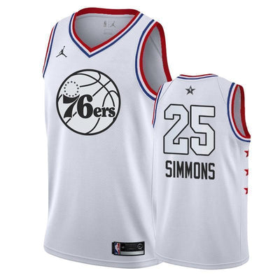 Philadelphia 76ers #25 Ben Simmons 2019 ALL STAR Swingman Jersey